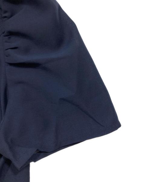 forme（フォルメ）forme (フォルメ) パフスリーブブラウス ネイビー サイズ:Freeの古着・服飾アイテム