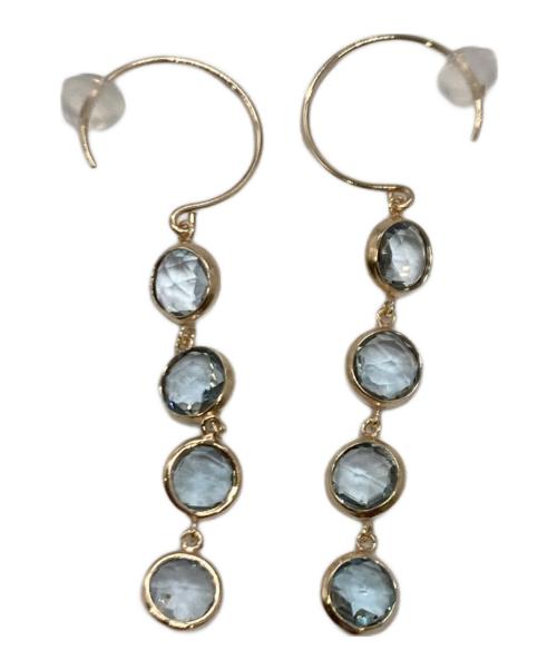 outersunset（アウターサンセット）outersunset (アウターサンセット) K10 4連ストーンピアスの古着・服飾アイテム