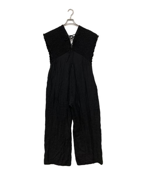 KASTANE（カスタネ）KASTANE (カスタネ) ギャザーオールインワン ブラック サイズ:1の古着・服飾アイテム