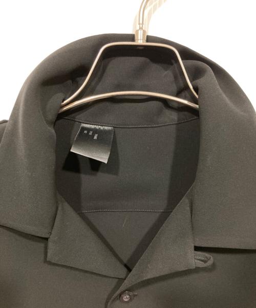 N.HOOLYWOOD（エヌ ハリウッド）N.HOOLYWOOD (エヌ ハリウッド) Compile Line HALF SLEEVE BIG SHIRT ブラック サイズ:38の古着・服飾アイテム