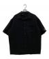 N.HOOLYWOOD（エヌ ハリウッド）の古着「Compile Line HALF SLEEVE BIG SHIRT」｜ブラック