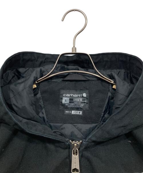 CarHartt（カーハート）CarHartt (カーハート) WASHED DUCK INSULATED ACTIVE JACKET/アクティブジャケット ブラック サイズ:Lの古着・服飾アイテム