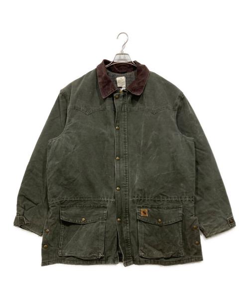 CarHartt（カーハート）CarHartt (カーハート) ダックジャケット グリーン サイズ:XLの古着・服飾アイテム