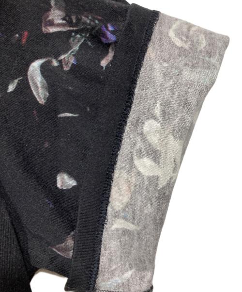 LAD MUSICIAN（ラッドミュージシャン）LAD MUSICIAN (ラッドミュージシャン) プリントTシャツ / REAL FLOWER BIG T-SHIRT ブラック サイズ:44の古着・服飾アイテム