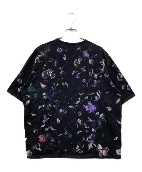 LAD MUSICIAN（ラッドミュージシャン）LAD MUSICIAN (ラッドミュージシャン) プリントTシャツ / REAL FLOWER BIG T-SHIRT ブラック サイズ:44の古着・服飾アイテム
