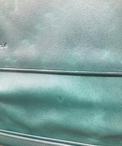 DECOBRANCHE（デコブランシェ）DECOBRANCHE (デコブランシェ) 立体花柄長財布 ブルーの古着・服飾アイテム