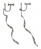 TSUTSUMIツツミ）の古着「イヤリング / ツイストプレート イヤリング」