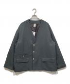 Casper Johnキャスパージョン）の古着「クロスカラーカラーブレザー」｜グレー