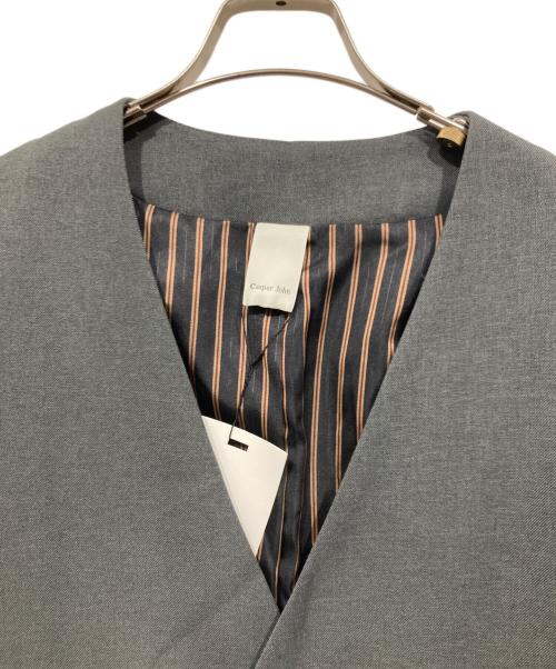 Casper John（キャスパージョン）Casper John (キャスパージョン) クロスカラーカラーブレザー グレー サイズ:L 未使用品の古着・服飾アイテム