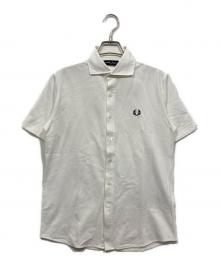 FRED PERRY（フレッドペリー）の古着「ワンポイントロゴ半袖シャツ」｜ホワイト