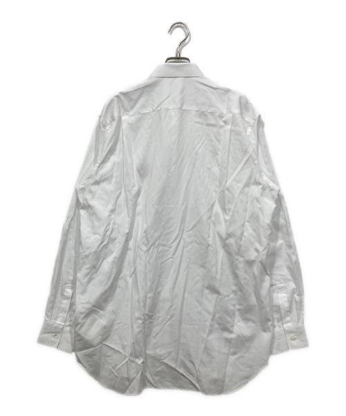 PLAY COMME des GARCONS（プレイコムデギャルソン）PLAY COMME des GARCONS (プレイコムデギャルソン) ハート刺繍ワンポイントシャツ / L/S SHIRT (WHITE) ホワイト サイズ:Lの古着・服飾アイテム