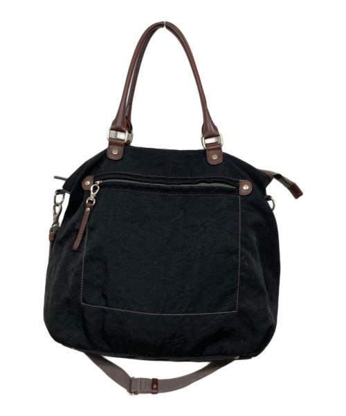 MARGARET HOWELL idea（マーガレット ハウエル アイディア）MARGARET HOWELL idea (マーガレット ハウエル アイディア) 2WAYバッグ　トート ブラックの古着・服飾アイテム