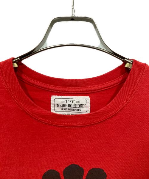 NEIGHBORHOOD（ネイバーフッド）NEIGHBORHOOD (ネイバーフッド) FUCT (ファクト) プリントTシャツ レッド サイズ:Lの古着・服飾アイテム