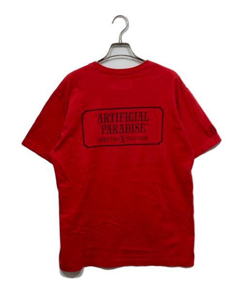 NEIGHBORHOOD（ネイバーフッド）NEIGHBORHOOD (ネイバーフッド) FUCT (ファクト) プリントTシャツ レッド サイズ:Lの古着・服飾アイテム