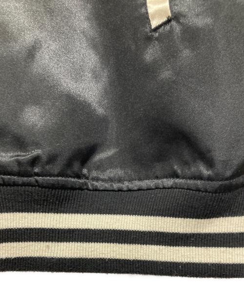 一心如鏡（イッシンニョキョウ）一心如鏡 (イッシンニョキョウ) スカジャン ブラック×ホワイト サイズ:Lの古着・服飾アイテム