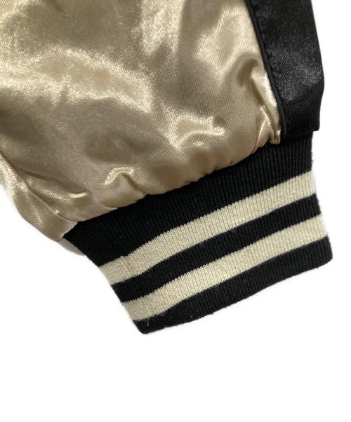 一心如鏡（イッシンニョキョウ）一心如鏡 (イッシンニョキョウ) スカジャン ブラック×ホワイト サイズ:Lの古着・服飾アイテム