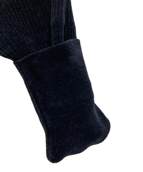 SALON adam et rope（サロンアダムエロペ）SALON adam et rope (サロンアダムエロペ) リブVネックカーディガン ネイビー サイズ:Freeの古着・服飾アイテム