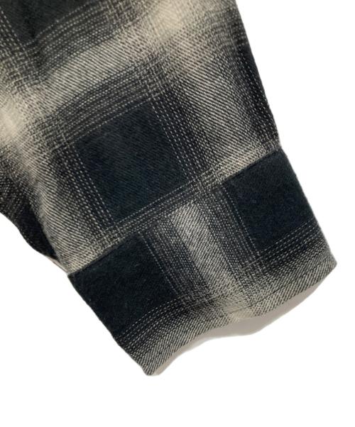 BIG MIKE（ビックマイク）BIG MIKE (ビックマイク) オンブレチェックシャツ ブラック サイズ:XLの古着・服飾アイテム