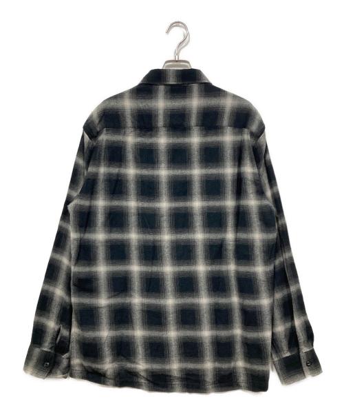 BIG MIKE（ビックマイク）BIG MIKE (ビックマイク) オンブレチェックシャツ ブラック サイズ:XLの古着・服飾アイテム