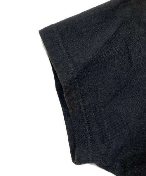 THE FLAT HEAD（ザ・フラットヘッド）THE FLAT HEAD (ザ・フラットヘッド) 刺繍プリントTシャツ ブラック サイズ:42の古着・服飾アイテム