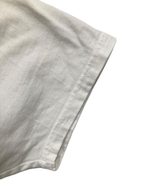 THE FLAT HEAD（ザ・フラットヘッド）THE FLAT HEAD (ザ・フラットヘッド) プリントTシャツ ホワイト サイズ:42の古着・服飾アイテム