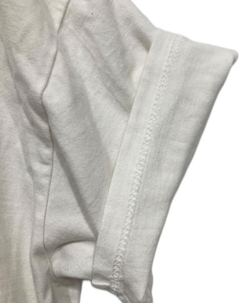 THE FLAT HEAD（ザ・フラットヘッド）THE FLAT HEAD (ザ・フラットヘッド) プリントTシャツ ホワイト サイズ:42の古着・服飾アイテム