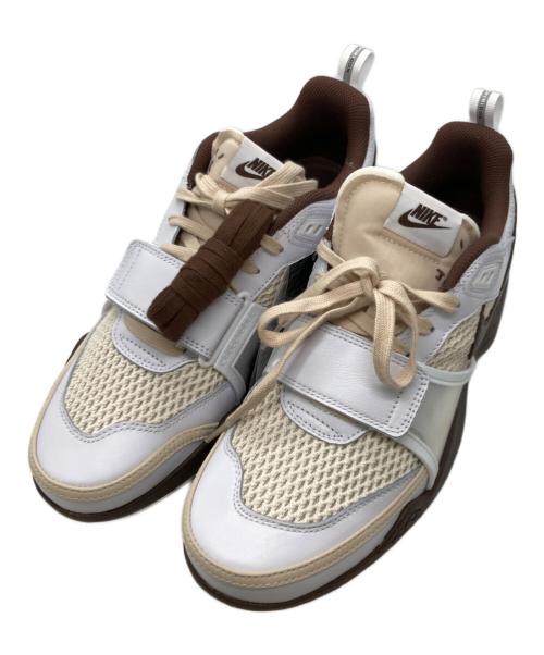 NIKE（ナイキ）NIKE (ナイキ) Travis Scott (トラヴィス・スコット) Zoom Field Jaxx ブラウン×ホワイト/White and  サイズ:28.5cmの古着・服飾アイテム
