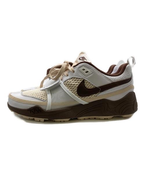 NIKE（ナイキ）NIKE (ナイキ) Travis Scott (トラヴィス・スコット) Zoom Field Jaxx ブラウン×ホワイト/White and  サイズ:28.5cmの古着・服飾アイテム