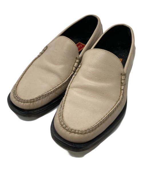 COLE HAAN（コールハーン）COLE HAAN (コールハーン) ローファー アイボリー サイズ:7 1/2Wの古着・服飾アイテム