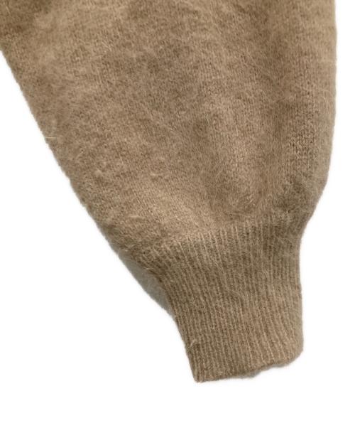 Another Edition（アナザーエディション）Another Edition (アナザーエディション) アンゴラVネックカーディガン ブラウン サイズ:Freeの古着・服飾アイテム