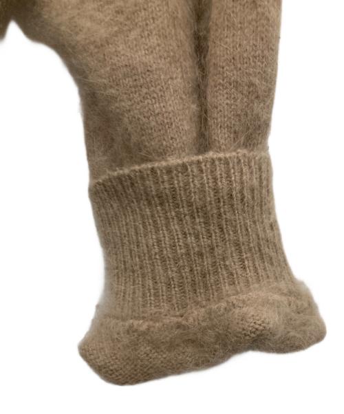 Another Edition（アナザーエディション）Another Edition (アナザーエディション) アンゴラVネックカーディガン ブラウン サイズ:Freeの古着・服飾アイテム