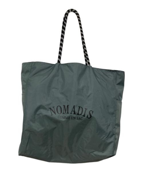 NOMADIS（ノマディス）NOMADIS (ノマディス) ロゴトートバッグ グレーの古着・服飾アイテム