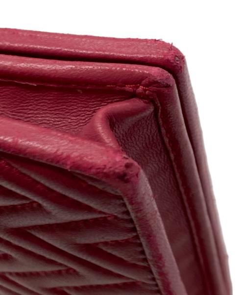 MIU MIU（ミュウミュウ）MIU MIU (ミュウミュウ) カードケース ピンクの古着・服飾アイテム