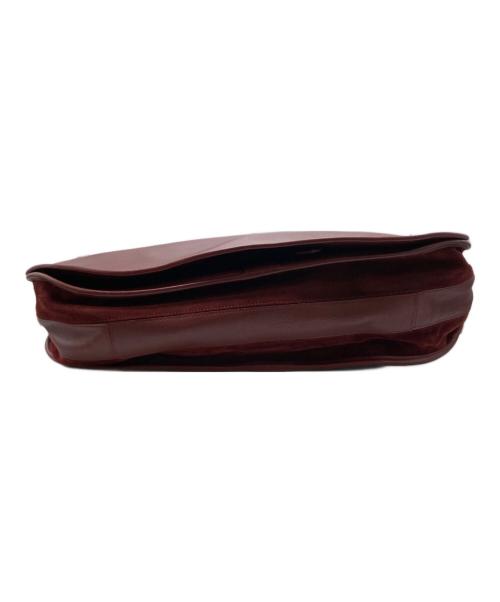 Cartier（カルティエ）Cartier (カルティエ) メッセンジャーバッグ / フラップショルダーバッグ ボルドーの古着・服飾アイテム