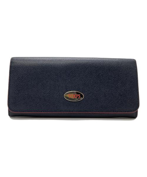 TOD'S（トッズ）TOD'S (トッズ) 長財布 ネイビーの古着・服飾アイテム