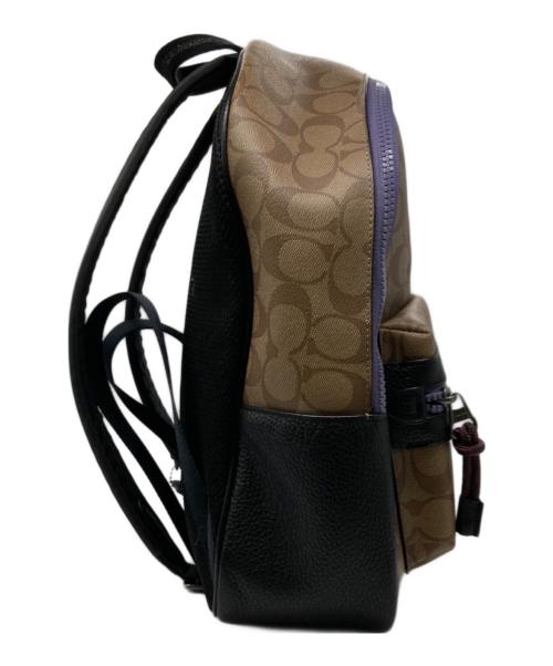 COACH（コーチ）COACH (コーチ) バックパック・リュック/Vale Medium Charlie　シグネチャー ブラウンの古着・服飾アイテム