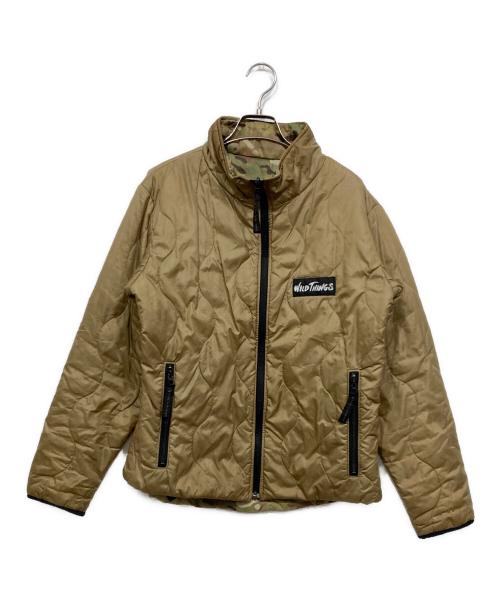 WILD THINGS（ワイルドシングス）WILD THINGS (ワイルドシングス) リバーシブルキルティングジャケット ベージュ サイズ:Sの古着・服飾アイテム
