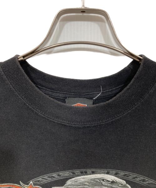 HARLEY-DAVIDSON（ハーレーダビッドソン）HARLEY-DAVIDSON (ハーレーダビッドソン) プリントTシャツ ブラック サイズ:Ｍの古着・服飾アイテム