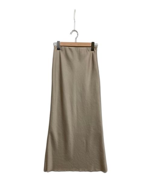 Plage（プラージュ）Plage (プラージュ) サテンスカート / SATIN Fluid スカート ベージュ サイズ:-の古着・服飾アイテム