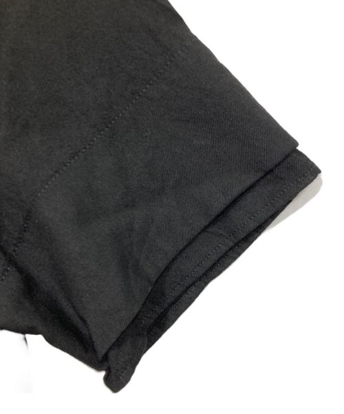 MM6 Maison Margiela（エムエムシックスメゾンマルジェラ）MM6 Maison Margiela (エムエムシックスメゾンマルジェラ) 半袖ミニシャツワンピース ブラック サイズ:36の古着・服飾アイテム