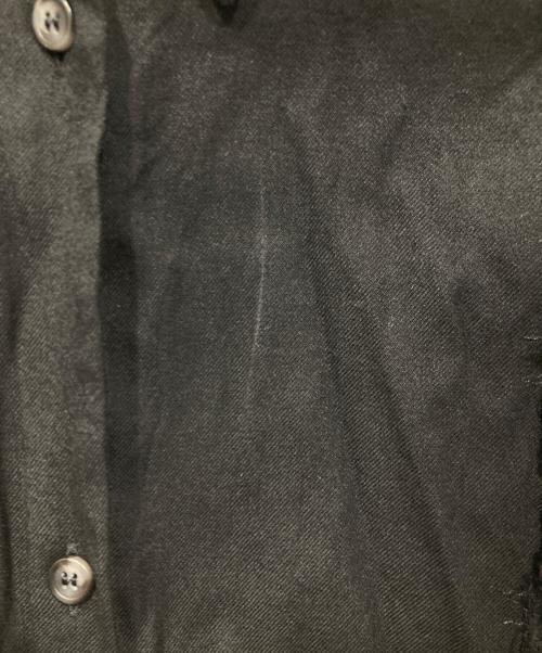 MM6 Maison Margiela（エムエムシックスメゾンマルジェラ）MM6 Maison Margiela (エムエムシックスメゾンマルジェラ) 半袖ミニシャツワンピース ブラック サイズ:36の古着・服飾アイテム