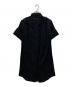 MM6 Maison Margiela (エムエムシックスメゾンマルジェラ) 半袖ミニシャツワンピース ブラック サイズ:36：7000円