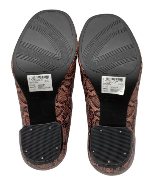 COMING UP ROSES Clarks（カミングアップローズ クラークス）COMING UP ROSES Clarks (カミングアップローズ クラークス) ヒールス ローファー ピンク サイズ:23.5㎝の古着・服飾アイテム