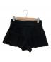 BURBERRY BLUE LABEL (バーバリーロンドンブルーレーベル) ウールベルト付きショートパンツ ブラック サイズ:S：3000円