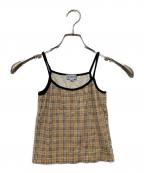 Burberry'sバーバリーズ）の古着「キャミソールブラウス」｜ベージュ