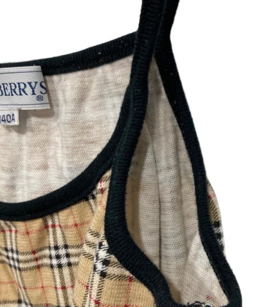 Burberry's（バーバリーズ）Burberry's (バーバリーズ) キャミソールブラウス ベージュ サイズ:140Aの古着・服飾アイテム