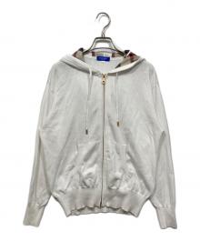 BLUE LABEL CRESTBRIDGE（ブルーレーベルクレストブリッジ）の古着「ジップパーカー」｜ホワイト