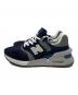 NEW BALANCE (ニューバランス) ローカットスニーカー ネイビー サイズ:25：6000円