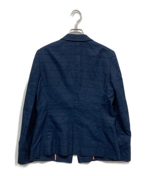 PS Paul Smith（ＰＳポールスミス）PS Paul Smith (ＰＳポールスミス) チェックテーラードジャケット ネイビー サイズ:38の古着・服飾アイテム