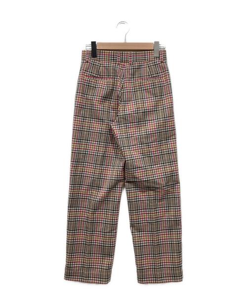 PS Paul Smith（ＰＳポールスミス）PS Paul Smith (ＰＳポールスミス) タックチェックパンツ マルチカラー サイズ:38の古着・服飾アイテム